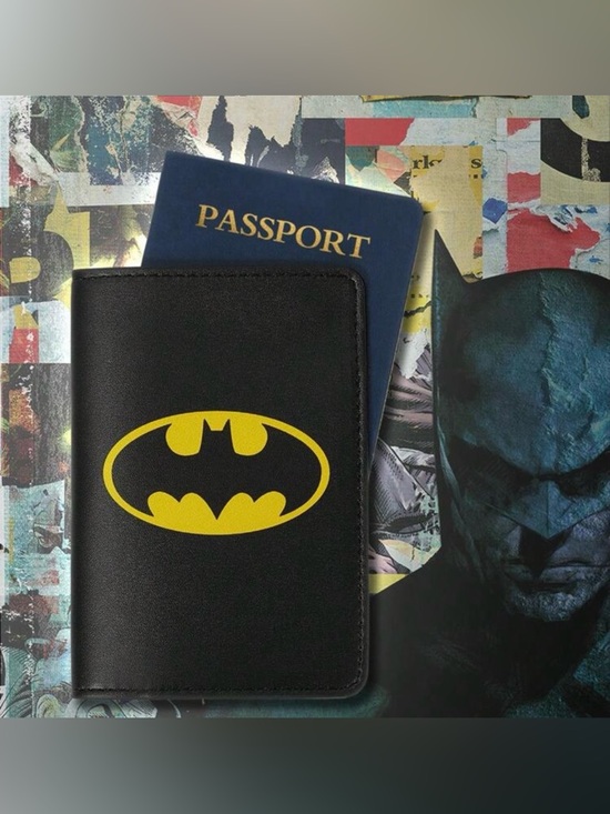 Accessories - NWOT Batman Passport Book Cover & Luggage Tag